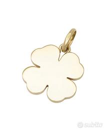 Ciondolo Quadrifoglio in oro giallo