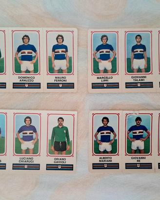 Lotto di 4 Figurine Panini 1978-79 SAMPDORIA