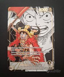 ONE PIECE OP17-079 Luffy Super Leader Parallel