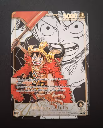ONE PIECE OP17-079 Luffy Super Leader Parallel