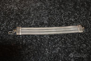 Bracciale Piatto Snake Vintage India 1980