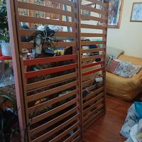 rete a doghe in legno