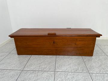 Baule antico legno massello cassapanca