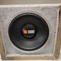 subwoofer e amplificatore jbl 