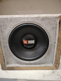 subwoofer e amplificatore jbl 