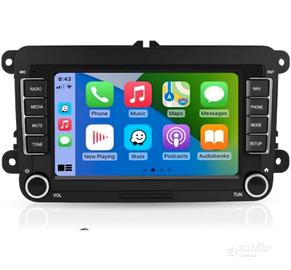 Autoradio 7” Volkswagen seat skoda carpaly android
