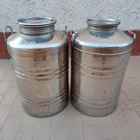 Bidone olio acciaio inox 50 litri