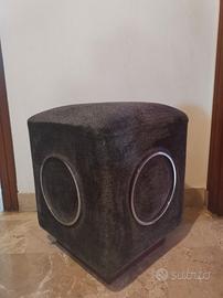 Pouf vintage anni 70, particolare !!