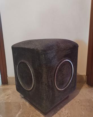 Pouf vintage anni 70, particolare !!
