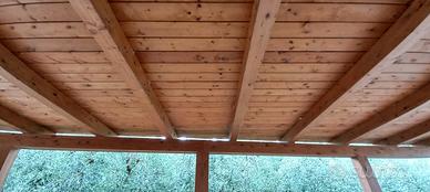 Tettoia in legno