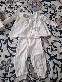 vestito bimba 3 mesi in cotone 100%