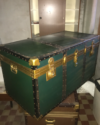 Baule Vintage colore verde
