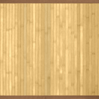 tappeto in legno bamboo naturale 180x120 cm.