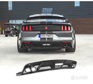 DIFUSORE FORD MUSTANG 15-17 LOOK GT350 + TERMINALI