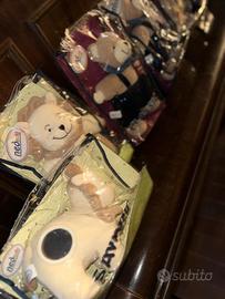 6 Peluches Neonato Classic Nuovi Confezione