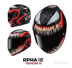 Cacso rpha  12 hjc Venom 3 Marvel TG. M