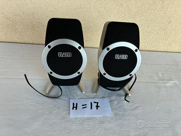 2 mini casse altoparlanti