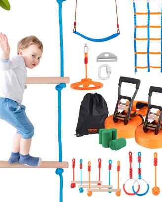 Ninja Kit per Bambini Slackline da Arrampicata