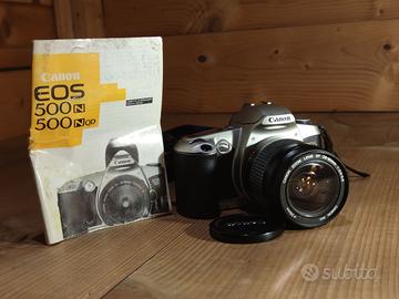 CANON EOS 500N + ZOOM EF 28-80 + BORSA SAMSONITE