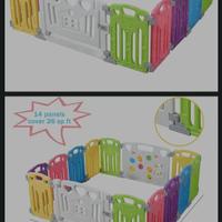 Box per bambini di 14 pannelli di plastica