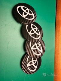 4 Coprimozzi per cerchi in lega Toyota 57mm 