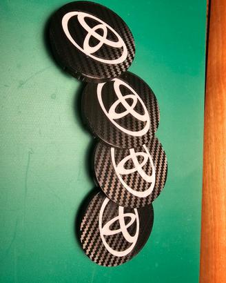 4 Coprimozzi per cerchi in lega Toyota 57mm 