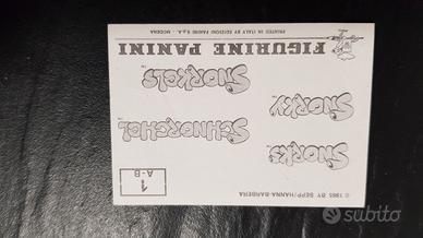 Lotto 253 figurine Snorky 1985 panini