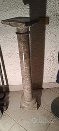 Colonnina da arredamento in marmo dark