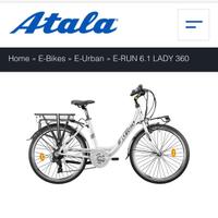 Bici Atala e-bike ebike Pedalata assistita nuova