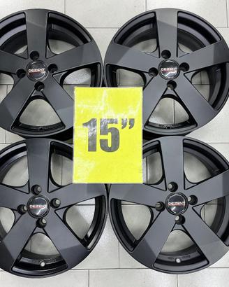 RL132 Cerchi usati Dezent da 15" 4x100