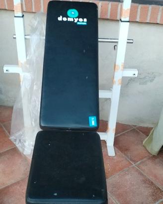 Panca con bilanciere + power crunch