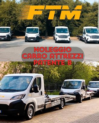 Noleggio Carro Attrezzi Pat B - CONSEGNA a FERRARA