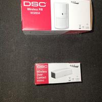 sensori  allarme wireless DSC ws8904 e ws8945
