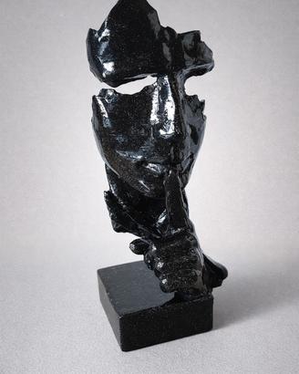 statua il silenzio scultura per arredamento 