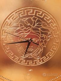 Orologio parete oro Medusa stile Versace