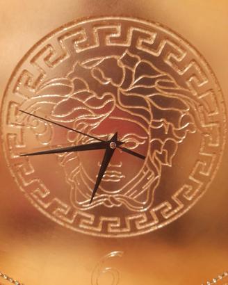 Orologio parete oro Medusa stile Versace