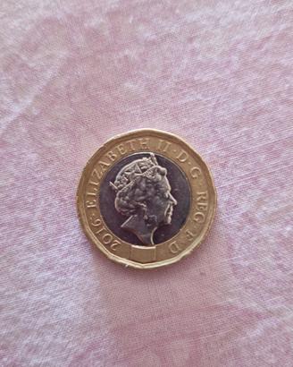 One pound Regina Elisabetta 2016