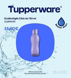 Eco bottiglia Tupperware 750ml