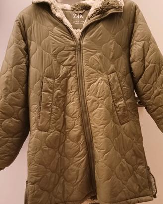 piumino parka trapuntato Zara bambina 14y donna 
