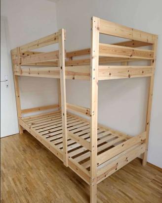 Letto A Castello IKEA MYDAL 90x200 Smontato