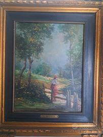 dipinto su tavola luigi bosio