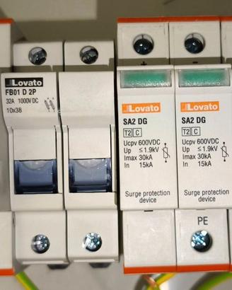 3x Lovato SA2DG usati quadro fotovoltaico