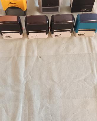 Lotto 10 Timbri Autoinchiostranti Trodat Shiny
