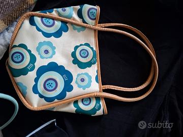 borsa a mano a fiori marca ELLE