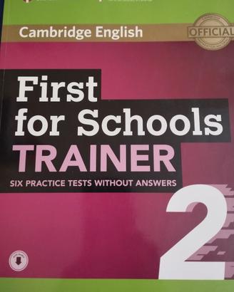 First for schools Trainer 2