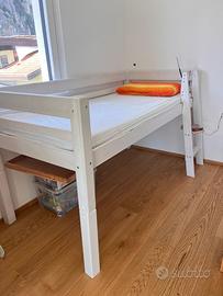 letto a soppalco rialzato bambini