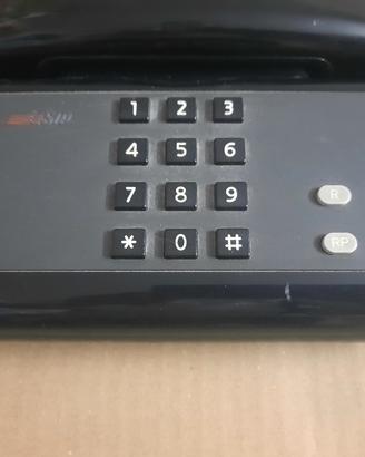 Telefono sip fisso anni 90 nero