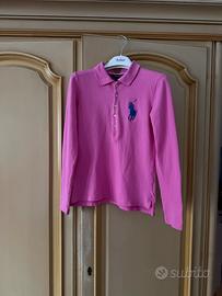 Polo Ralph Lauren rosa bambina/o taglia M 8/10