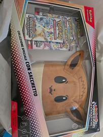 Pokemon evoluzioni prismatiche confezione con sacc