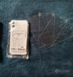 Cover iPhone 11+4 Vetri Temperati